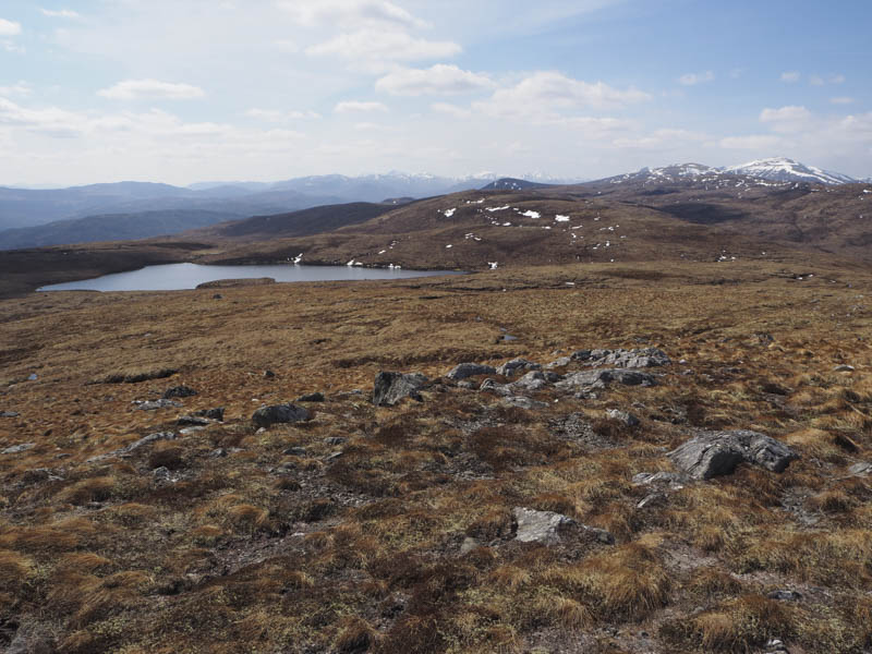 Lochan na Cuidhe. Kintial and Glen Affric Munros