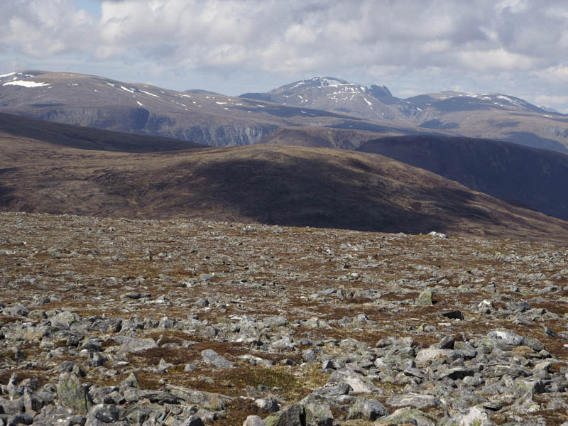 Carn Crom-loch. Beinn Dearg beyond