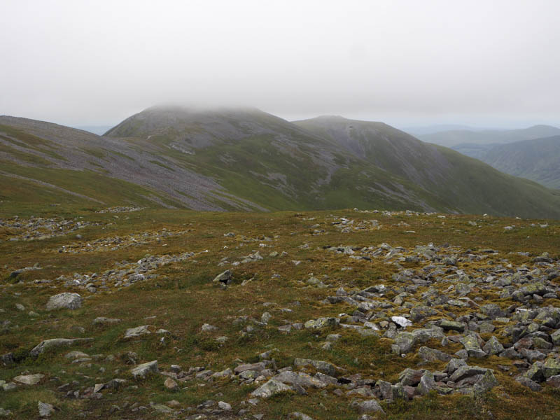 Creag Leacach as cloud lifts