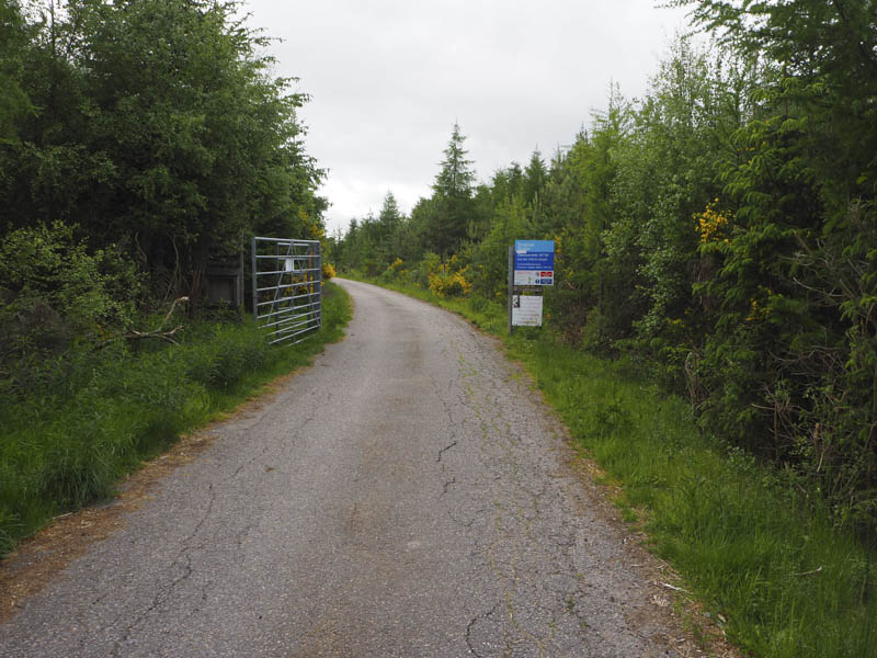 Road to Scottish Water's premises