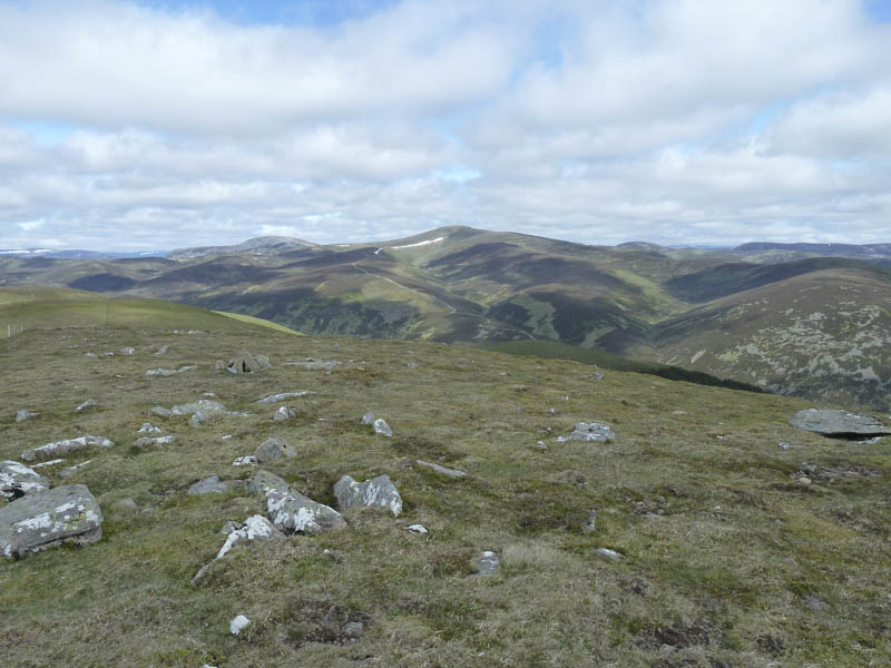 Glas Tulaichean from Meall a' Choire Bhuidhe