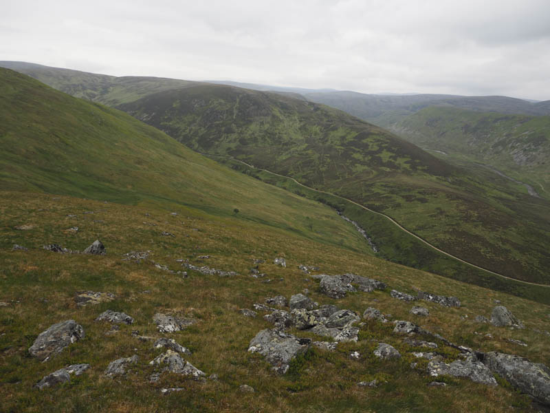 North Ridge Calpa Mor. Strath Dearn beyond