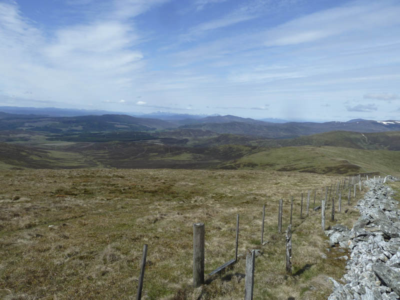 Ben Vrackie. Glen Lyon Hills beyond