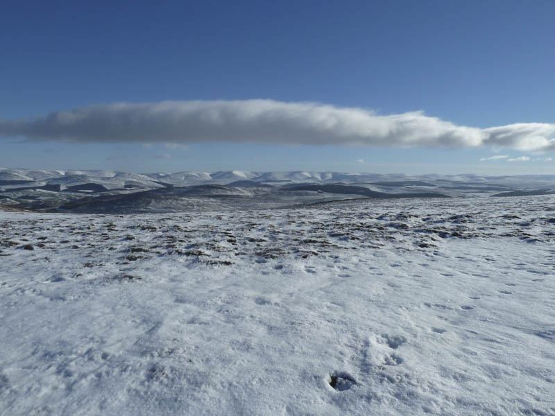 Across Strath Avon to the Ladder Hills