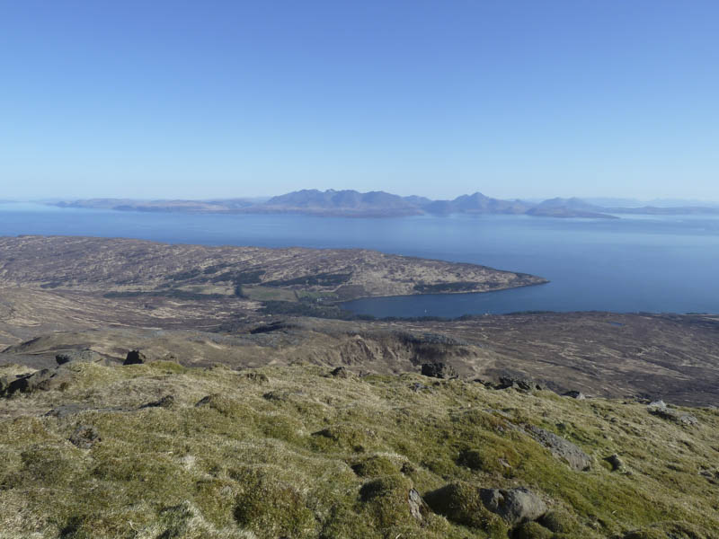 Loch Scresort and across the Sound of Brittle to Skye Cuillin