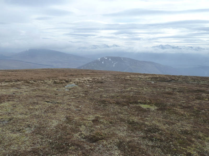 Beinn a' Mhonicag. Easains and Grey Corries beyond