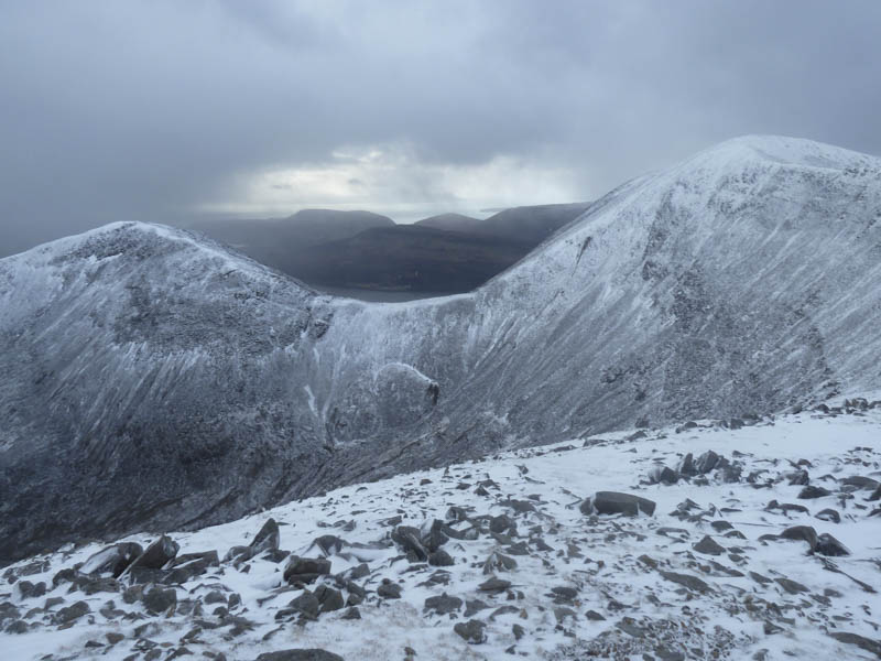 Beinn Dearg Bheag and Mhor