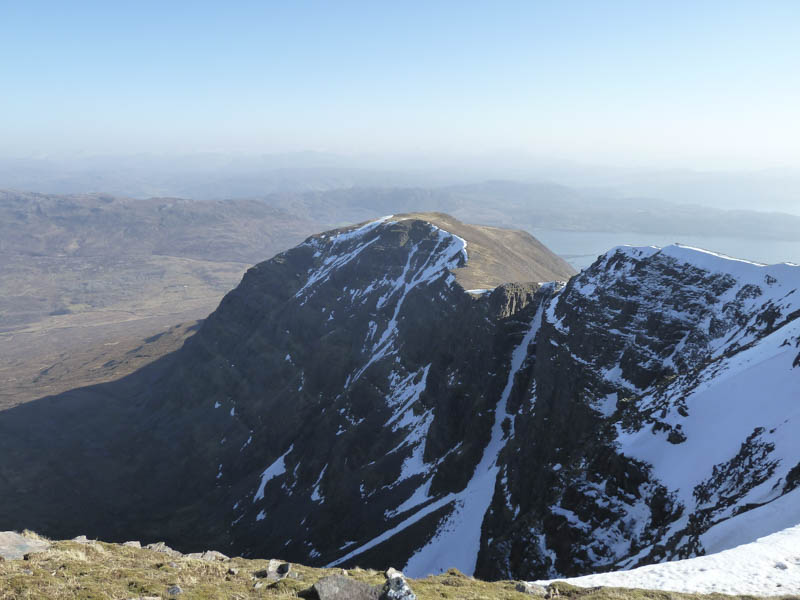 Coire na Feola and descent ridge