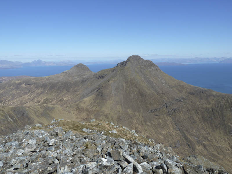 Hallival and Askival from Ainshval