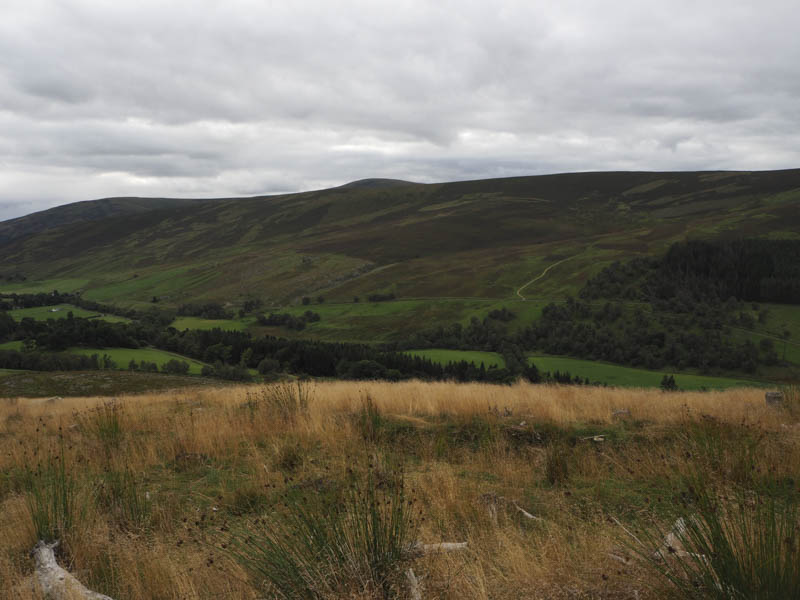 Across Glen Prosen to Finlet