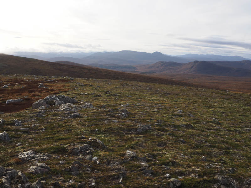 Carn na Beiste and Meallan Buidhe. Strathconon Corbetts beyond