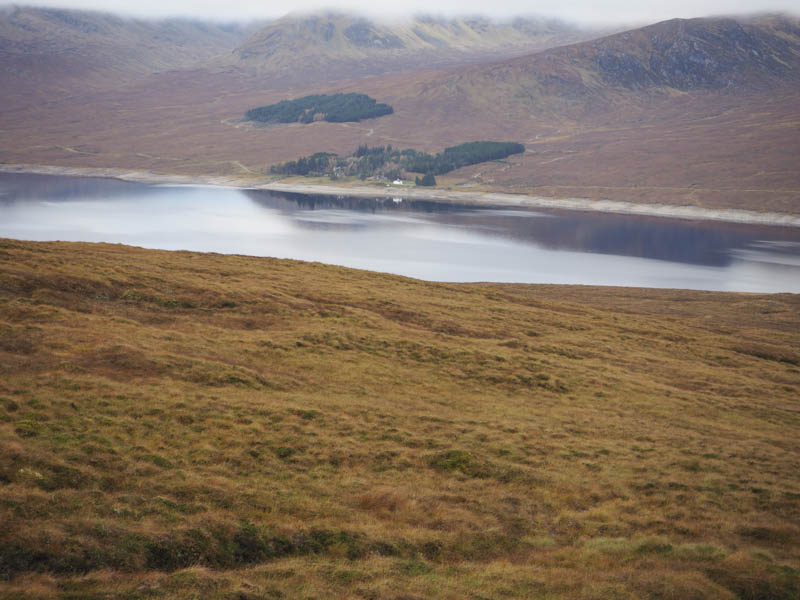 Across Loch Fannich to Fannich Lodge