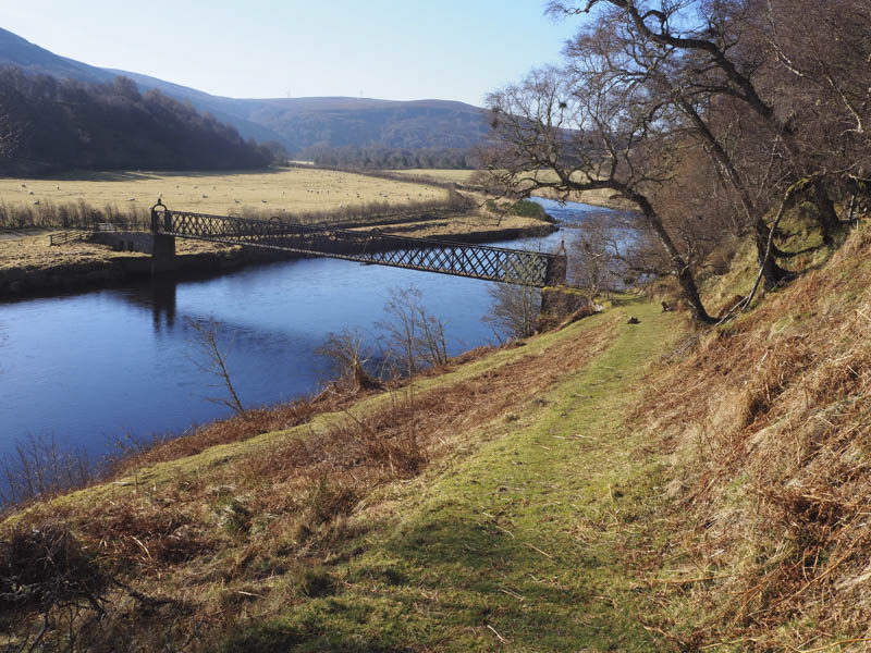 Footbridge over the River Findhorn