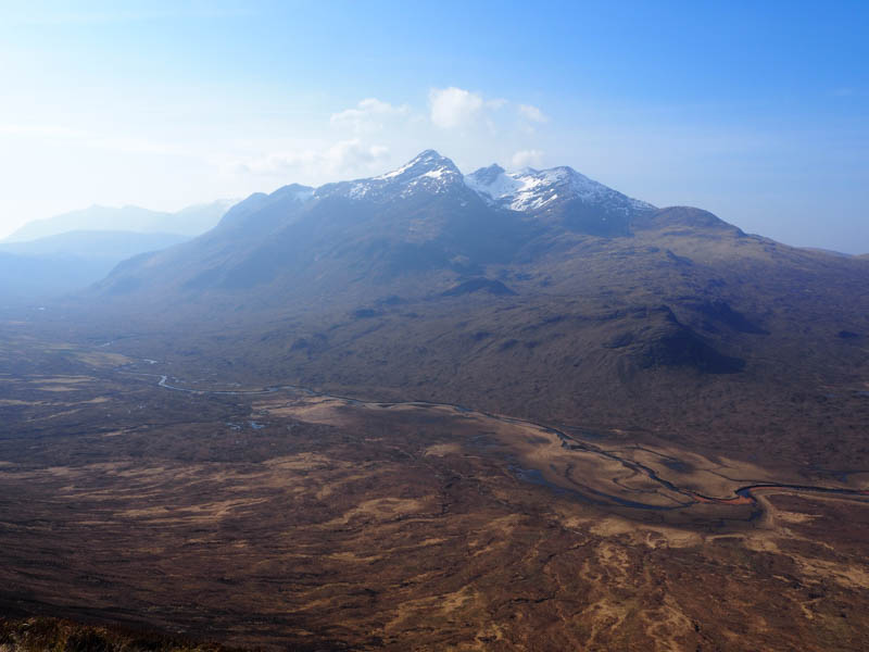 Across Glen Sligachan to Sgurr nan Gillean and Am Basteir.