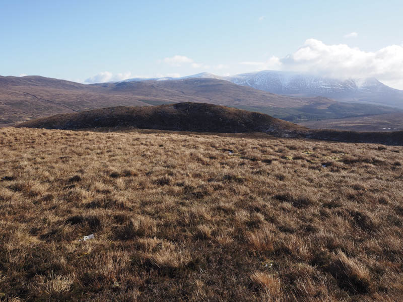 Creag Bhreac Bheag. Carn Mor and Ben Wyvis beyond