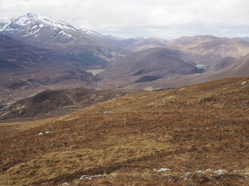 Sgurr na Lapaich, Gleann Innis an Loichel and Monar Dam