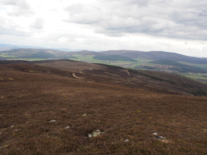 Approach route. Strath Spey beyond