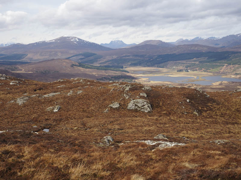 Beyond Strath Bran Fionn Bheinn and Slioch