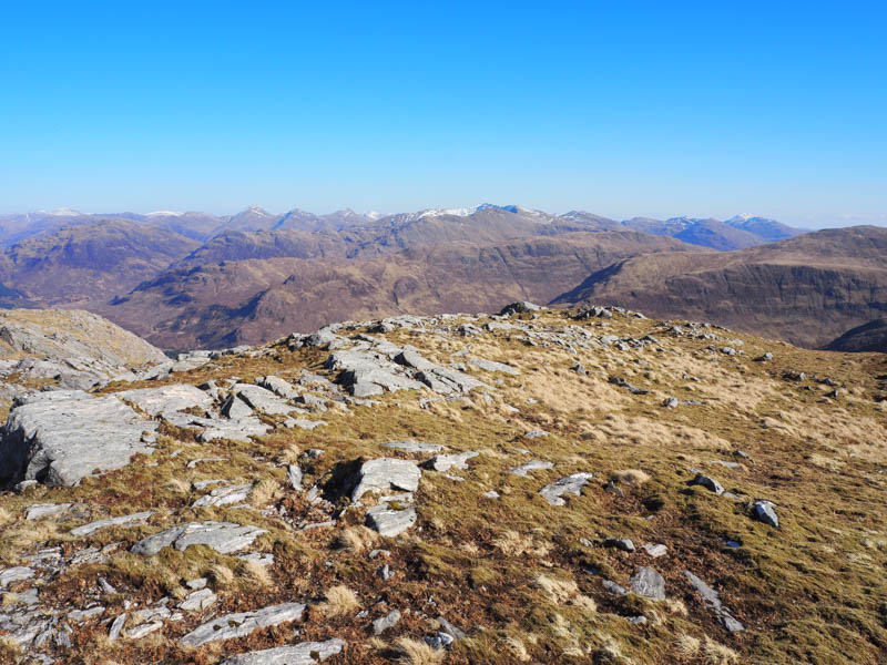 View east from Beinn a' Chapuill