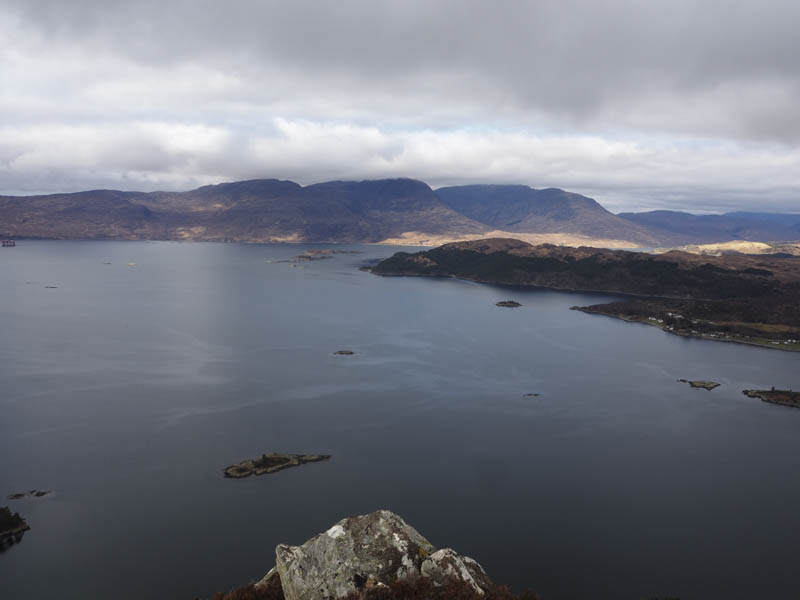 Across Lochs Carron and Kishorn to the Applecross Hills