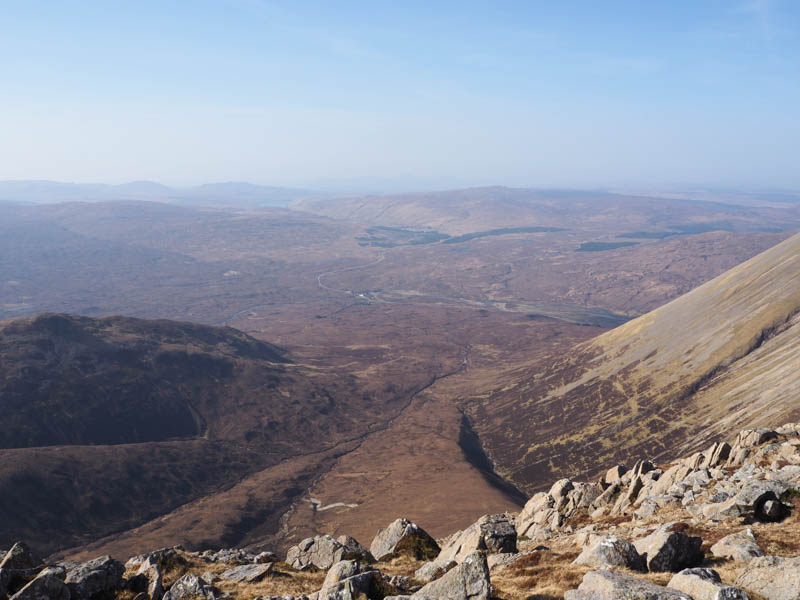 Looking back to start and the Sligachan Hotel