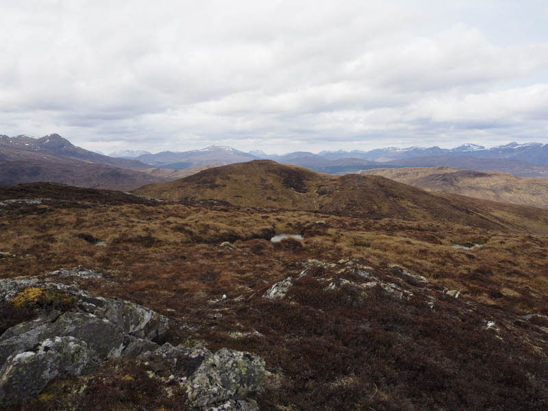 Meall Bhad Ghaineamhaich. Fionn Bheinn beyond