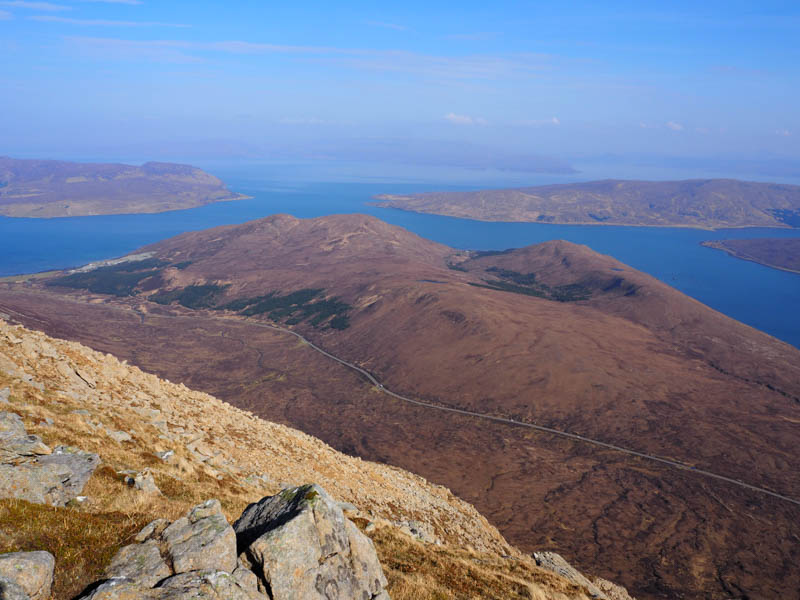 Meall a' Mhaoil, Lochs na Cairidh and Ainort