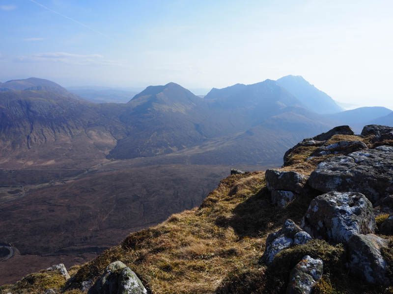 Belig and Garbh-bheinn. Bla Bheinn beyond