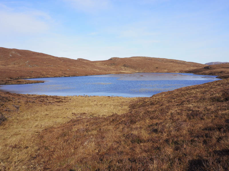 Loch Tiompain. Creag Loisgte in the distance