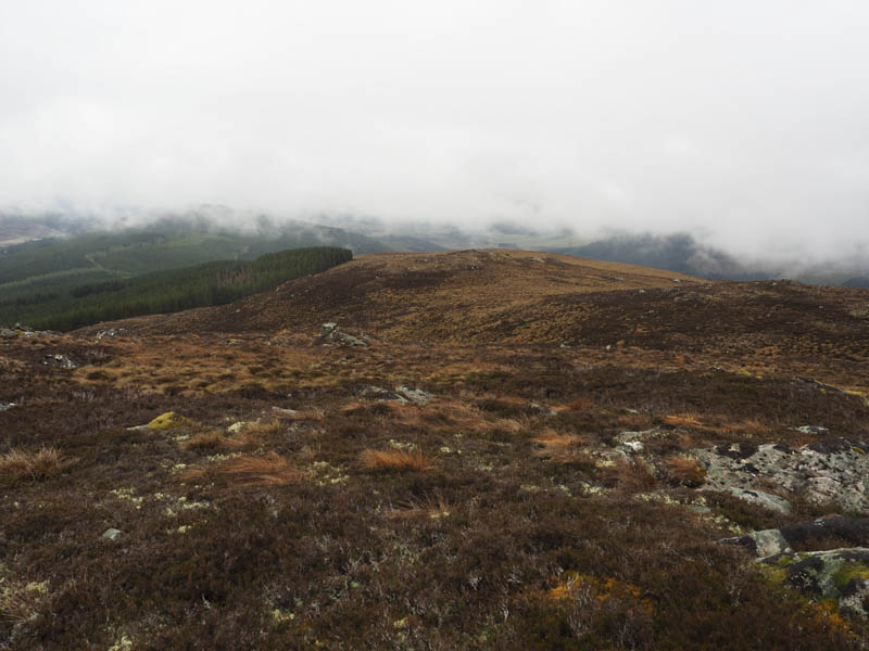 Approach route for Carn Beag East Top