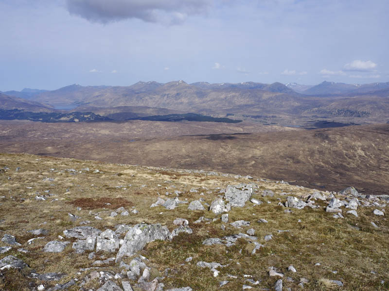 Loch Quoich and the Cluanie Hills