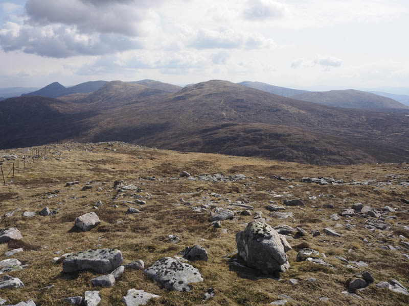 Meall Coire nan Saobhaidh, Geal Charn and Carn Dubh