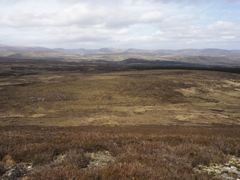 Across Glen Garry to An Dun and Creag an Loch