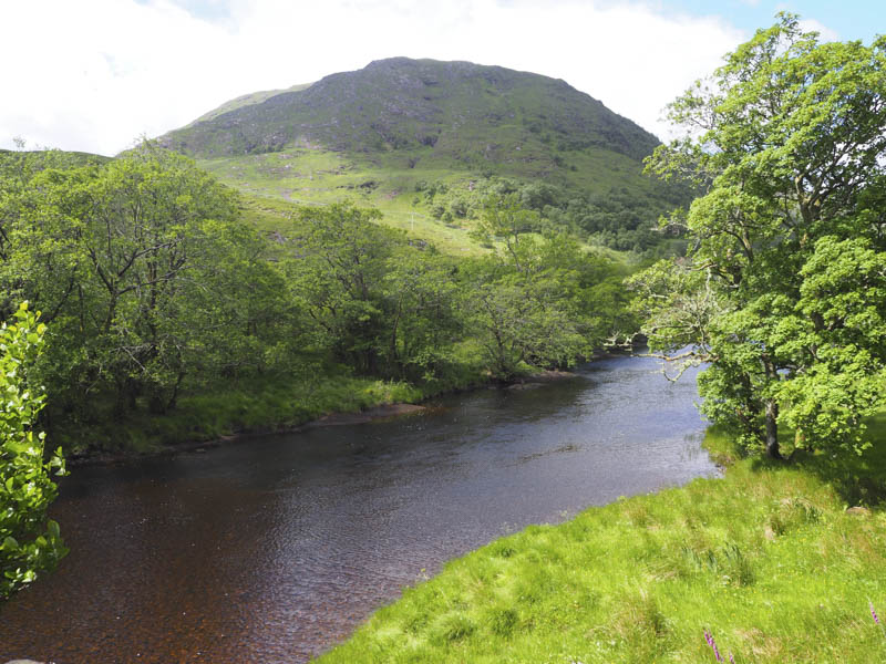 River Gour and Beinn Leamhain