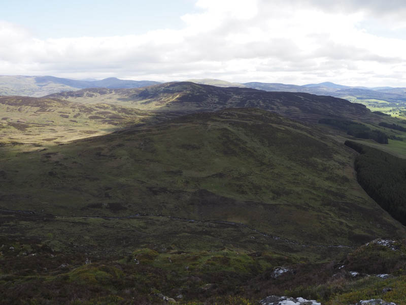 Ben Skievie. Creag an t-Sithein beyond