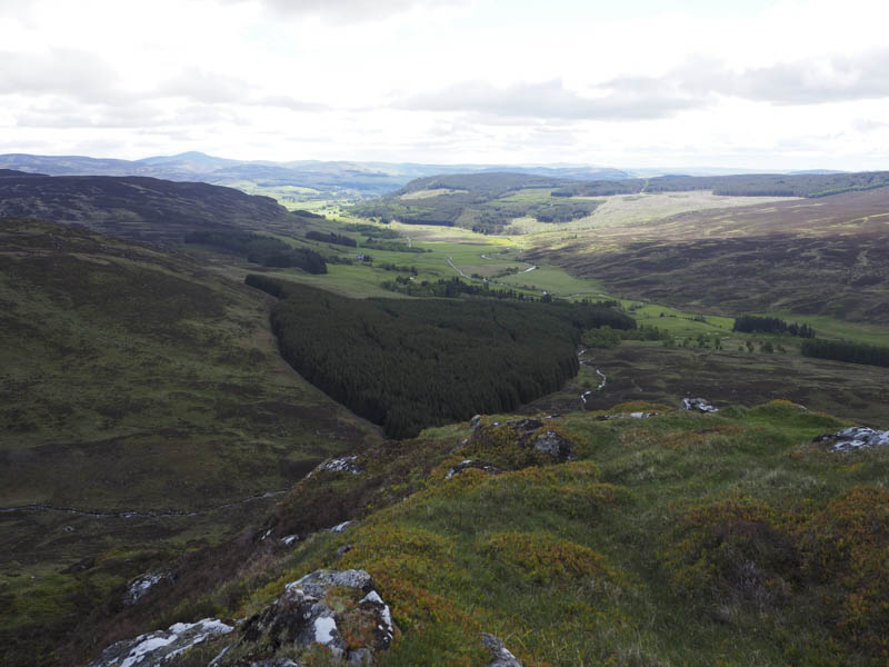 East along Glen Brerachan