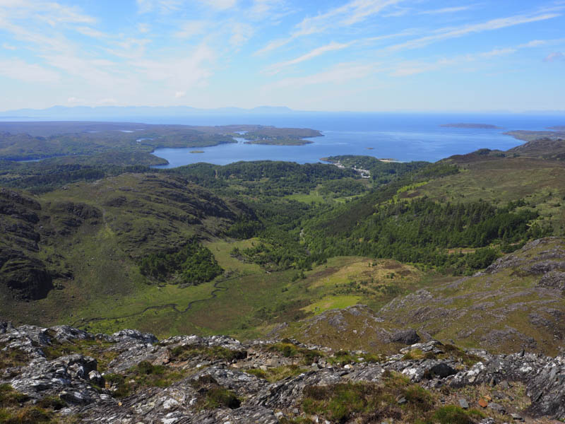 Loch Gairloch and across to the Trotternish Peninsula, Isle of Skye