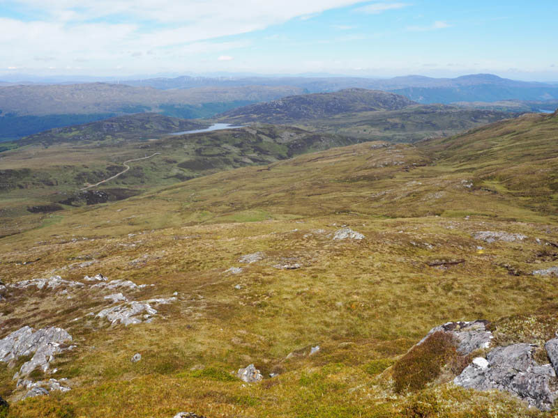 Carn Clach nan Fearna, Murligan Hill, Loch Tarff and Beinn a' Bhacaidh