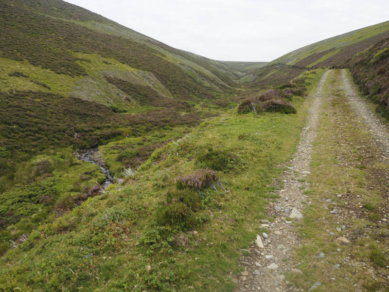 Ascent route, track to Geal Charn
