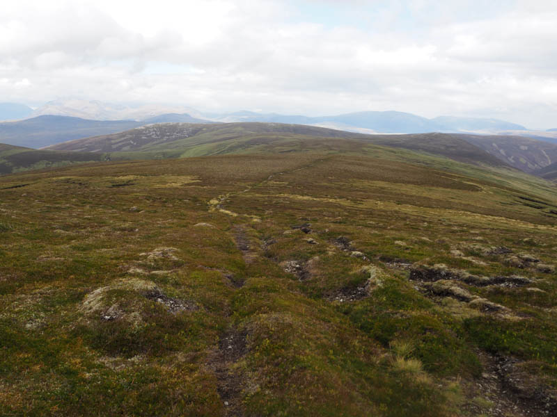 Route off Geal Charn. Carn Liath beyond