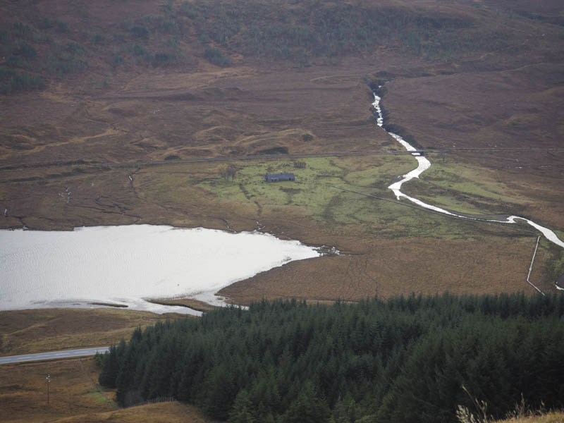 Loch Gowan, Inver and the Achnasheen to Strathcarron rail line