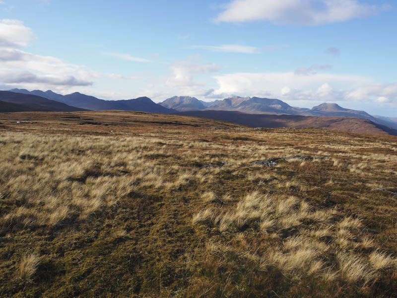 Beinn Liath Mhor Group, Sgurr Dubh, Liathach, Beinn Eighe and Meall a' Ghiuthais