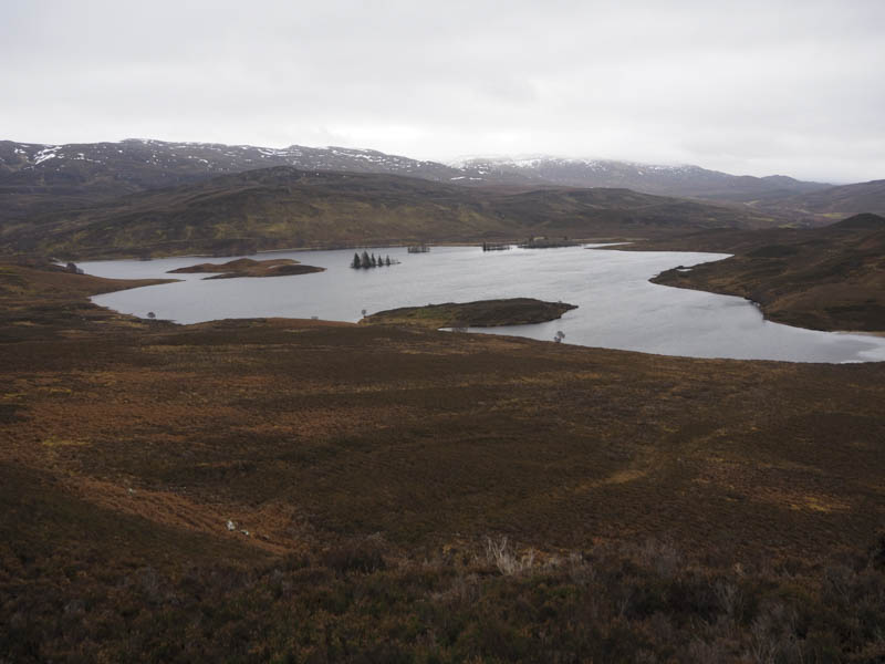 Loch Tarff, Carn Clach na Fearna. Cairn Vungie and Carn a' Chuilinn