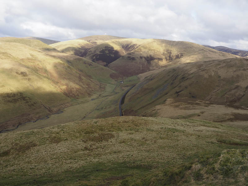 Dalveen Pass and the Lowther Hills
