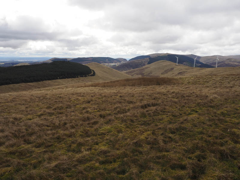 White Creich Hill, Borland Glen and Ben Thrush