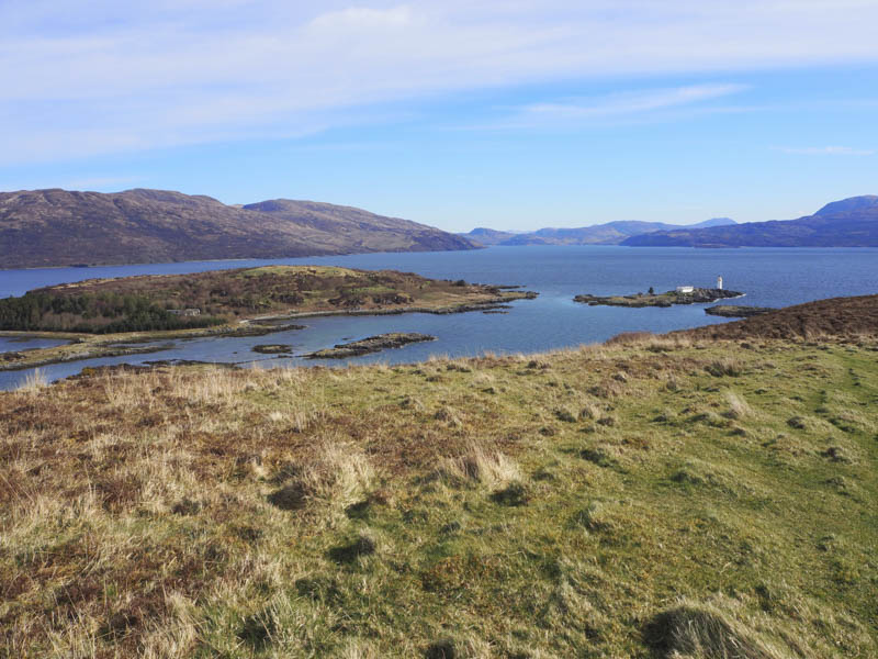 Ornsay, Eilean Sionnach and towards Glenelg