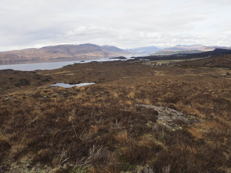 Lochs Carron and Kishorn with Applecross Peninsula beyond