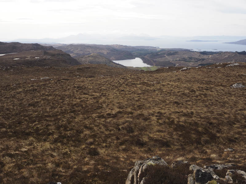 Loch Achaidh na h-Inich and the start. Inner Sound beyond