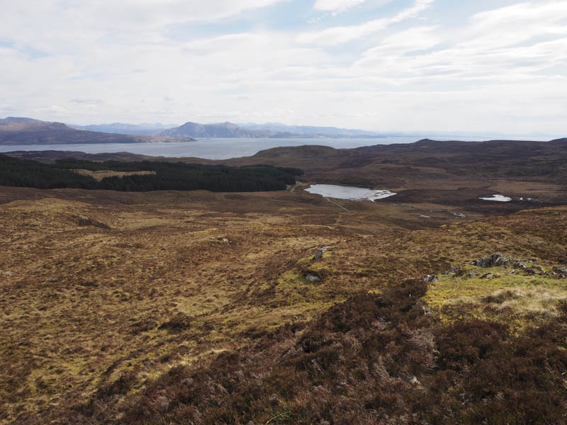 Loch Meodal and across Sound of Sleat to Mallaig