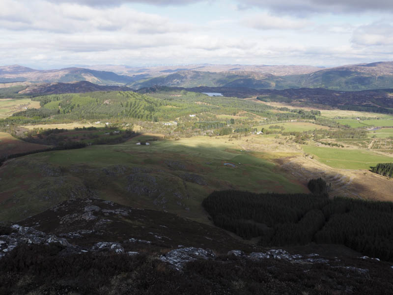 Across Loch Ness to Burach, Glen Moriston and Creag nan Eun